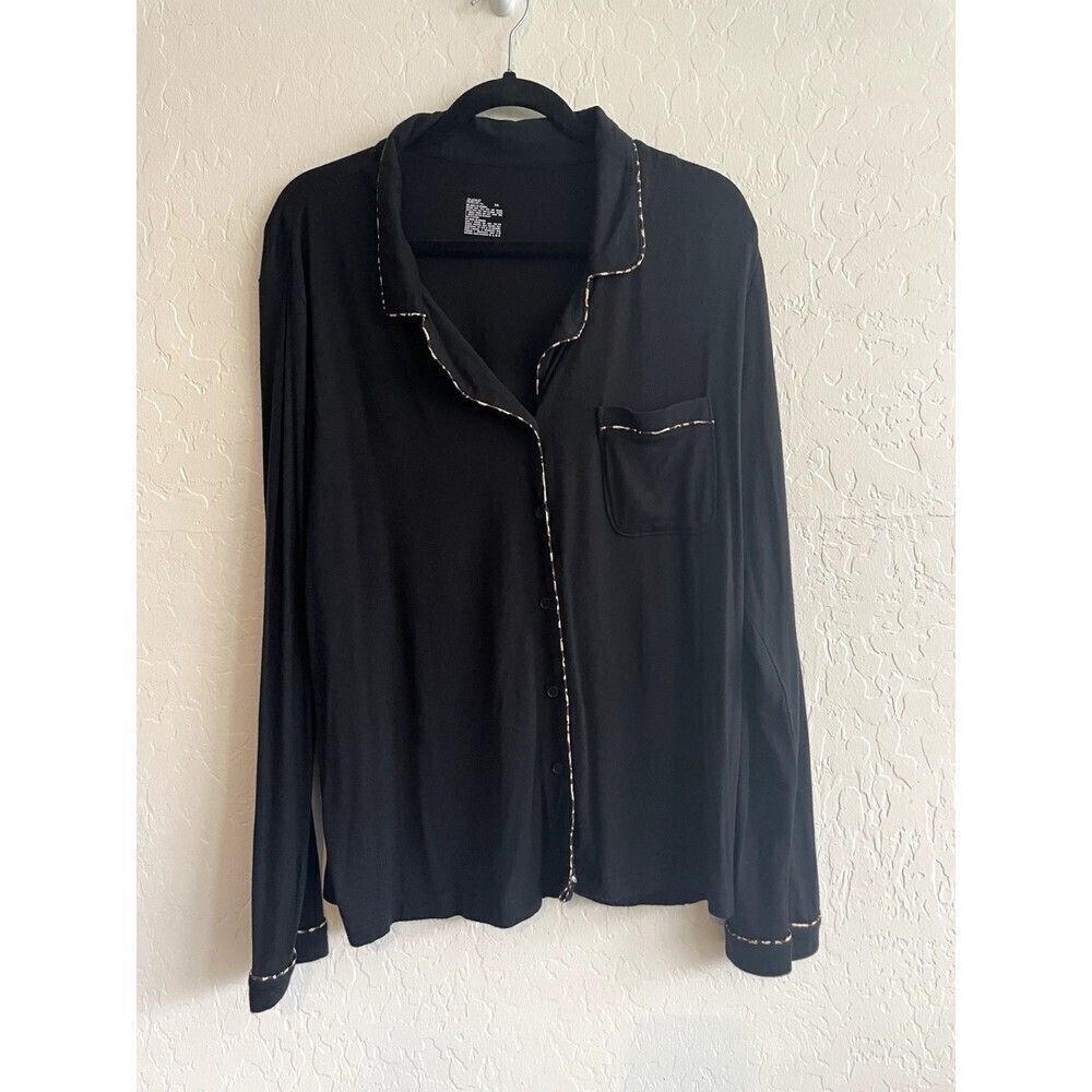 Gilligano & Omally Pajama Top Woman's Long Sleeve Size XXL